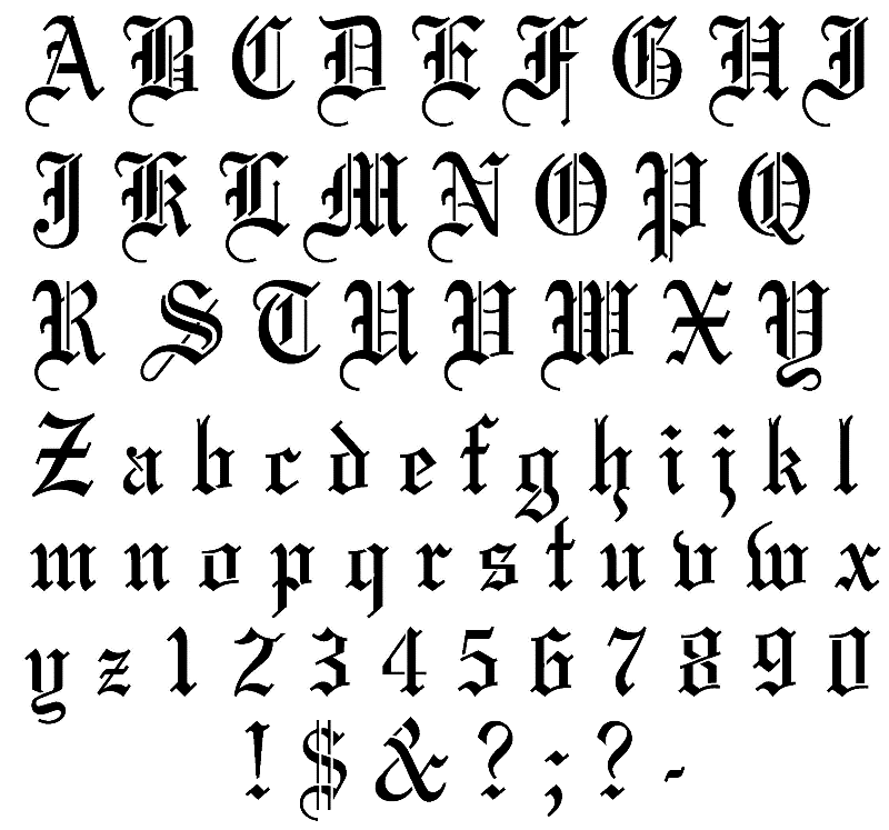 old_english_letterin