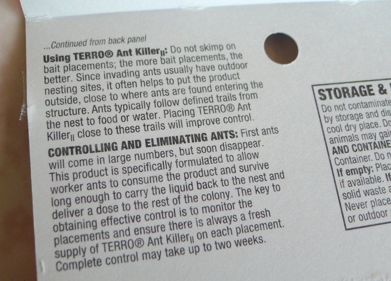 Product Review: Terro Ant Killer - THE BRIGHT SPOT