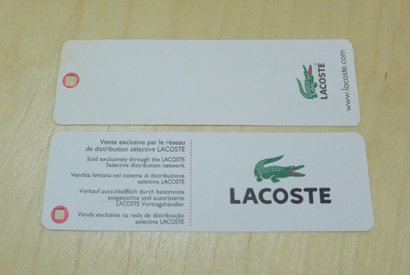 lacoste live original vs fake