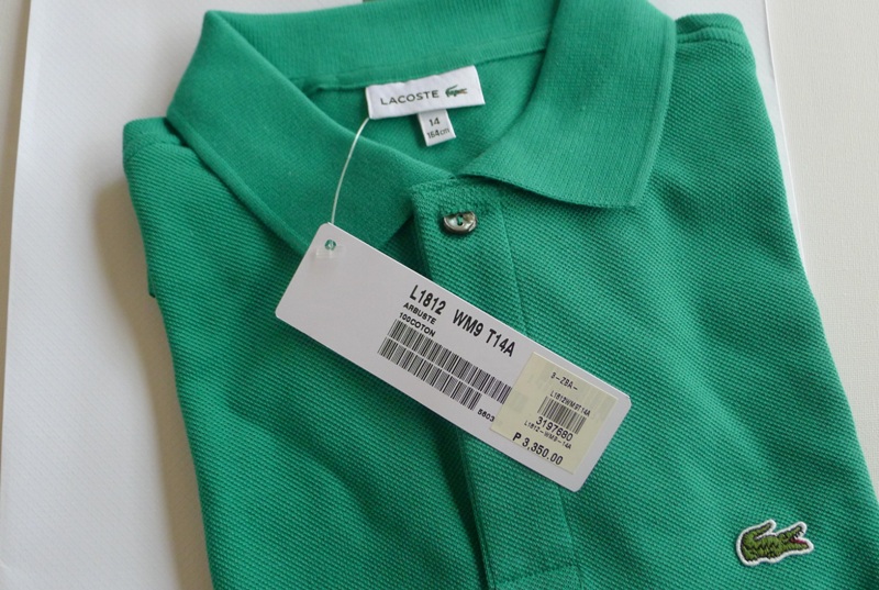 lacoste clothing prices