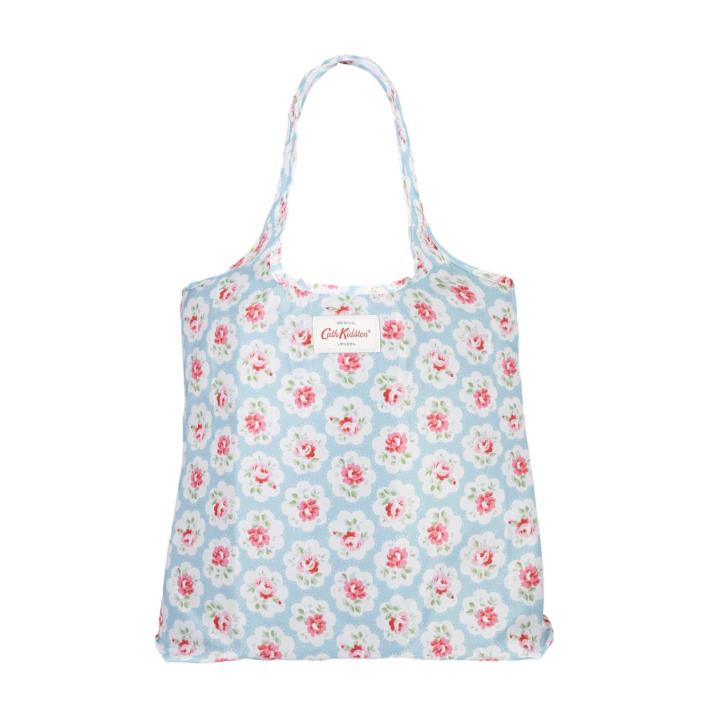 Provence Rose Foldaway Shopping Bag