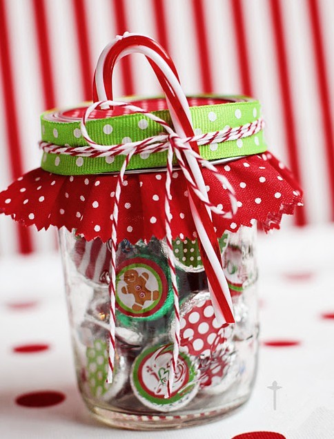 Christmas Candy Jars - THE BRIGHT SPOT